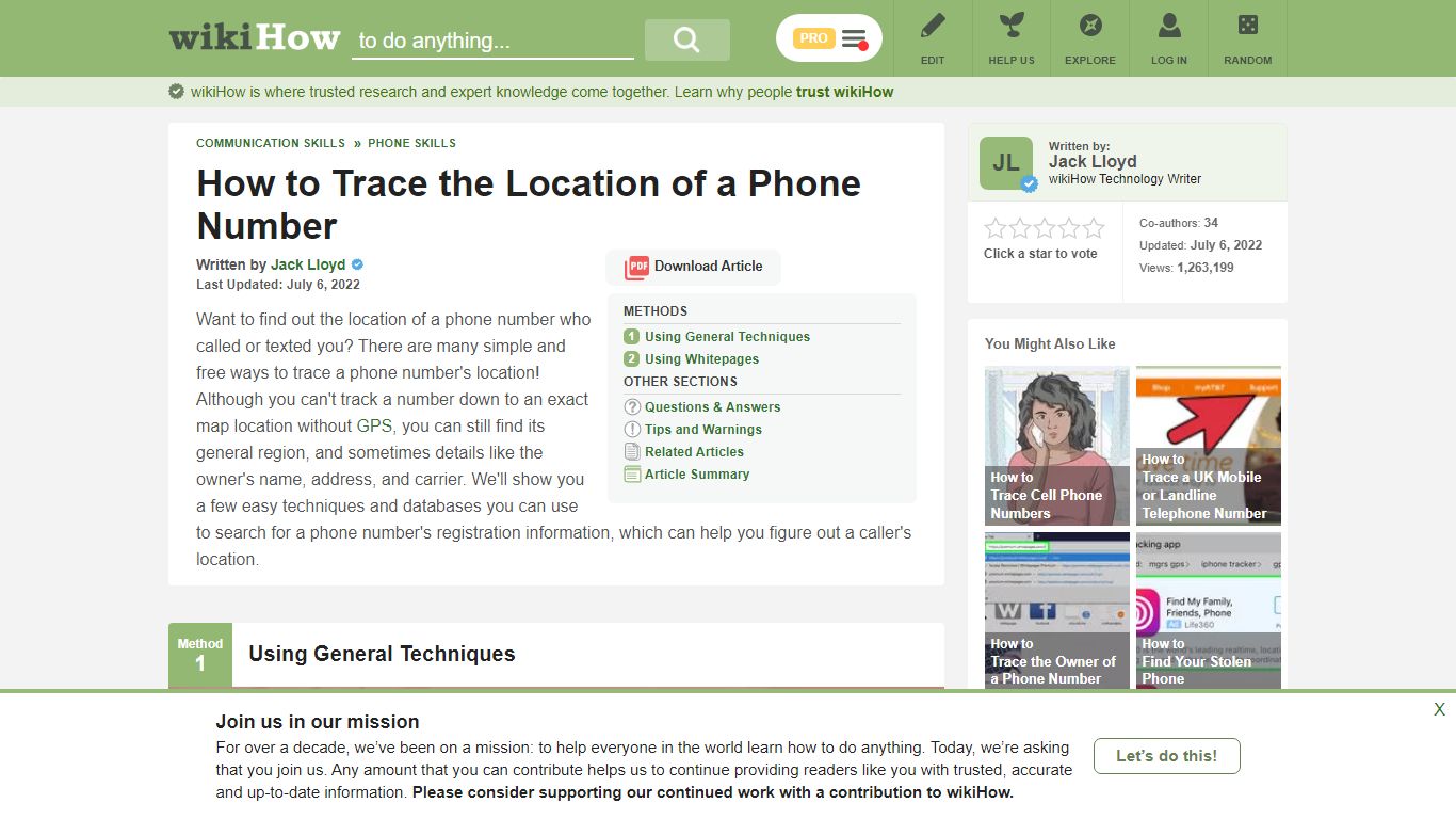 How to Trace the Location of a Phone Number: 10 Steps - wikiHow